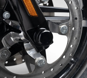Gloss Black Front Axle Nut Covers