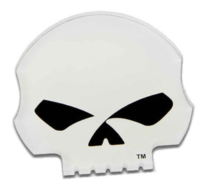 Magnet - Cut-Out Willie G Skull Logo Hard Acrylic - 3.25 x 3 inch Harley-Davidson®