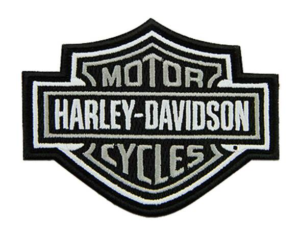 Patch - Embroidered Gray Bar & Shield Logo Emblem Harley-Davidson®