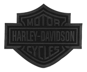 Patch - Embroidered Black Bar & Shield Logo Emblem Harley-Davidson®