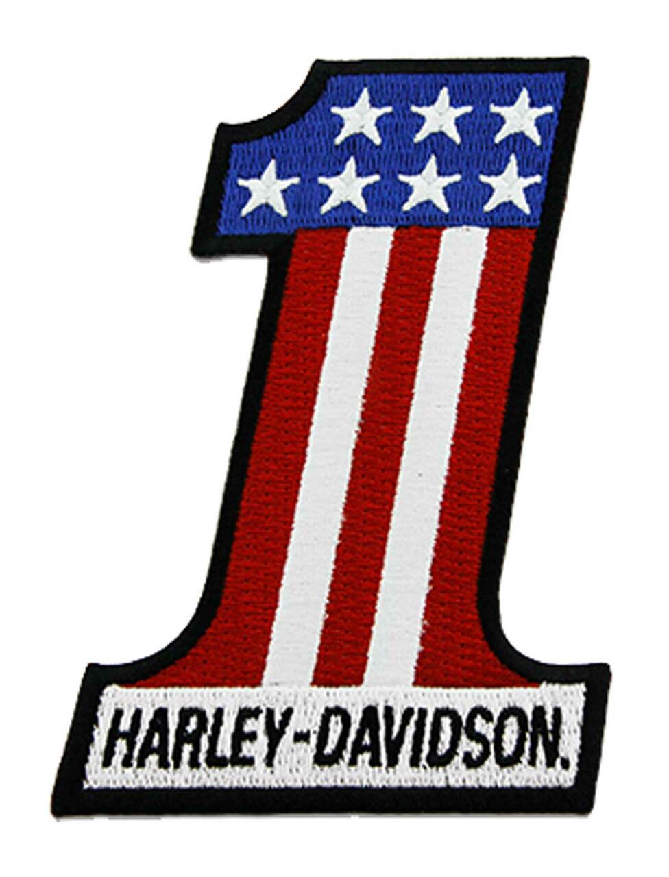 Patch - Embroidered RWB #1 Logo Emblem Harley-Davidson®