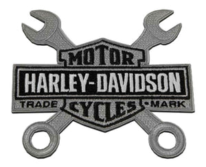 Patch - Embroidered Wrenches Bar & Shield Logo Emblem Harley-Davidson®