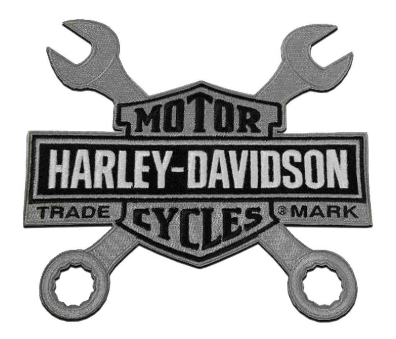 Patch - Embroidered Wrenches Bar & Shield Logo Emblem Harley-Davidson®