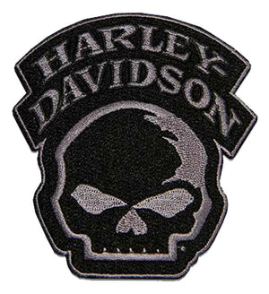 Patch - 4 in. Embroidered Willie G Skull Emblem Harley-Davidson®