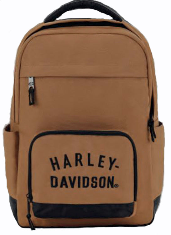 Backpack - Rugged Twill Brown - Harley Davidson®