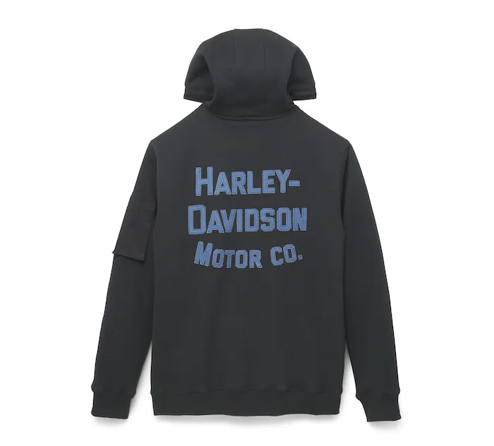 Men's Hooded Zip Sweatshirt - Willie G™ Skull Hoodie - Harley Davidson®