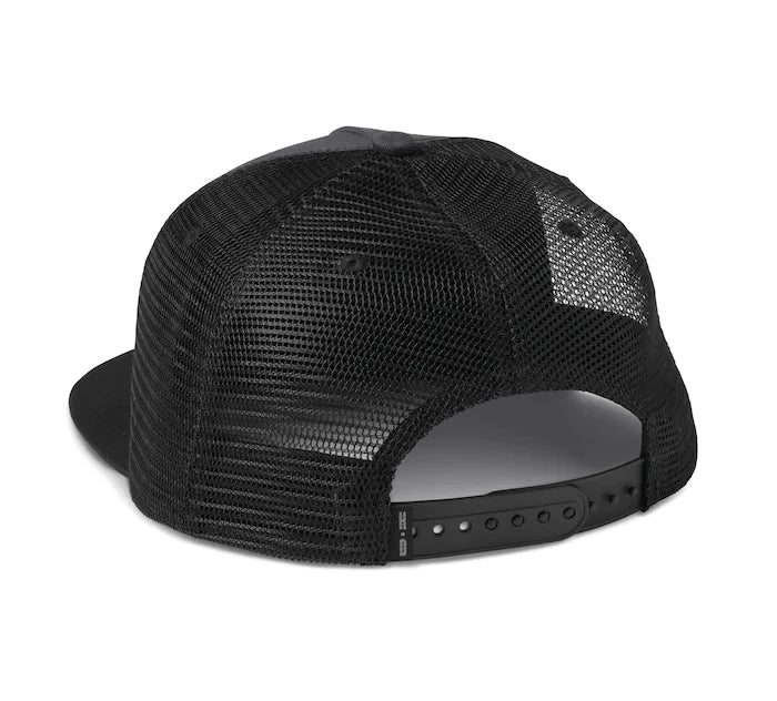 Hat Cap Mesh - Arched Harley Trucker