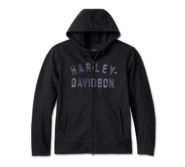 Men's Jacket - Deflector Hooded Riding Fleece - Harley Davidson®