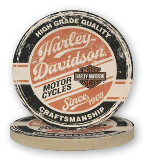 Coaster Set - High Grade Sandstone - Harley Davidson®