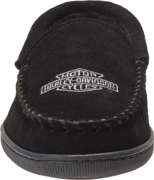 Men's Slippers - Embroidered House Slippers by Harley Davidson®