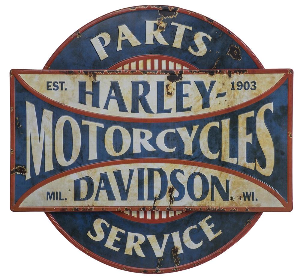 Sign - HD Parts & Service Metal - Harley Davidson®