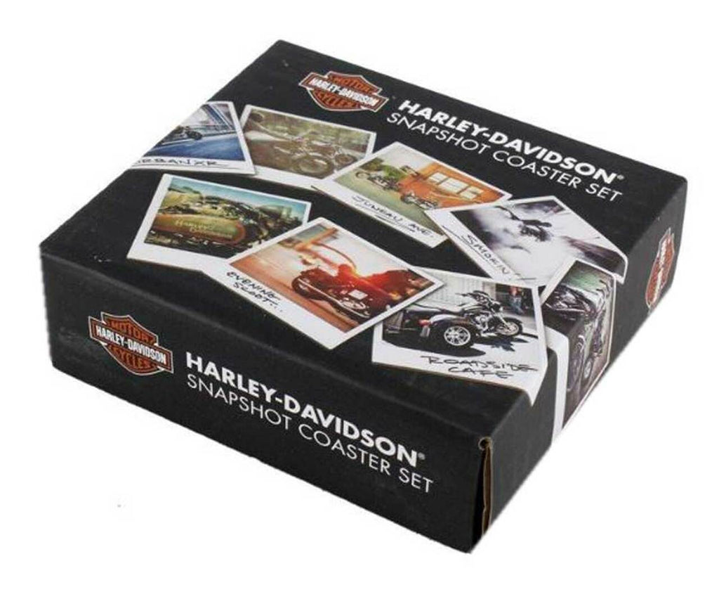 Coaster Set - Snapshot Wooden Cork - Harley Davidson®