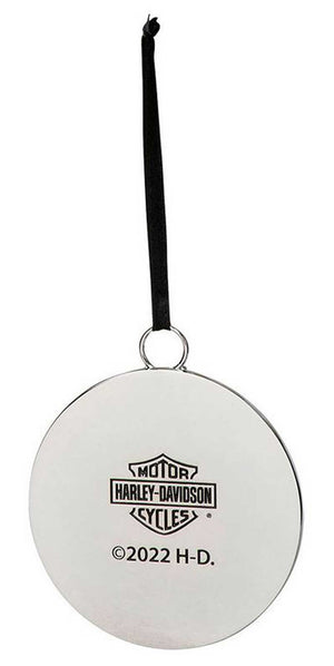 Ornament - 2022 Pewter Tank Emblem Hanging Holiday - Harley-Davidson®