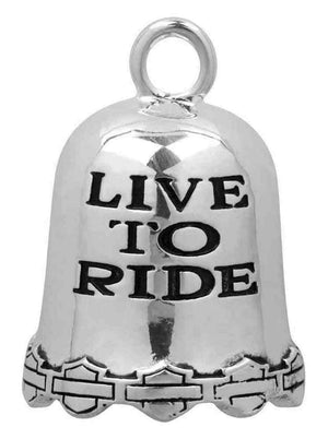 Ride Bell - Live To Ride, Ride To Live, Durable Zinc - Harley-Davidson®