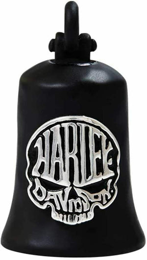 Ride Bell - Calavera Skull Bar & Shield Matte Black - Harley-Davidson®