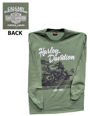 Men's L/S - Rider Scene - Calgary Harley Davidson®