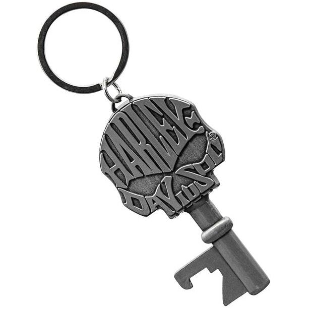 Keychain - Skeleton Text Key Bottle Opener - Harley-Davidson®