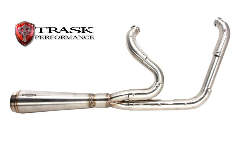 Exhaust Trask Assault 2:1 Pipe, Stainless, 2017-up FL Models M8