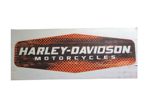 Sign - 17"x44" Distressed Wood - Harley Davidson®